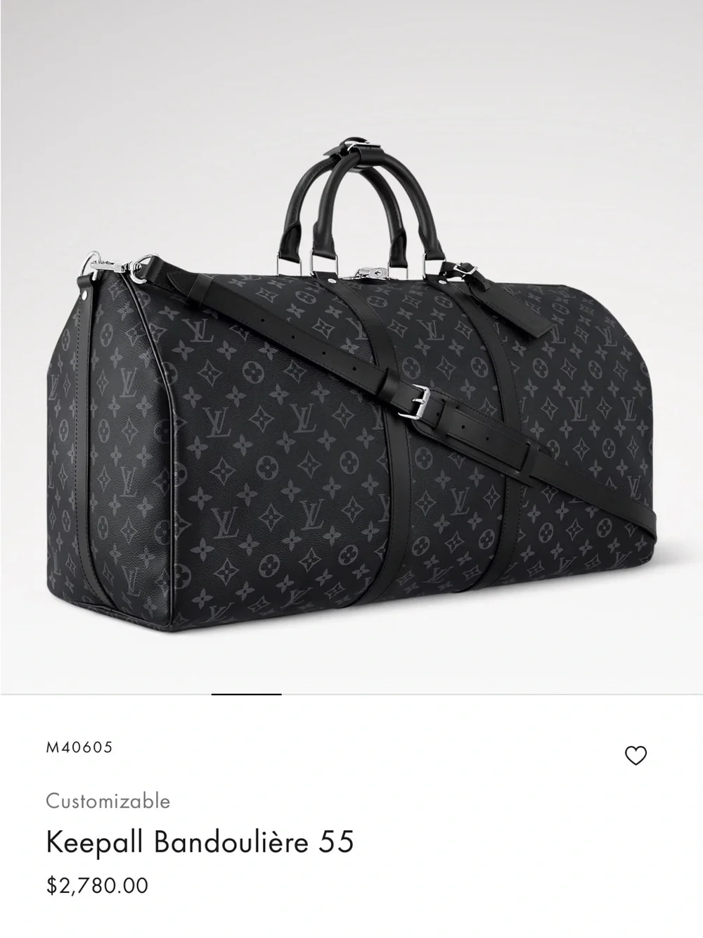 Louis Vuitton Monogram Canvas Tote Bag - Black